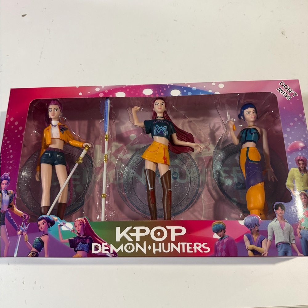 KPOP Demon Hunters Action Figure Set - Multicolor